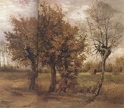 Vincent Van Gogh Autumn Landscape with Four Trees (nn04) Spain oil painting artist